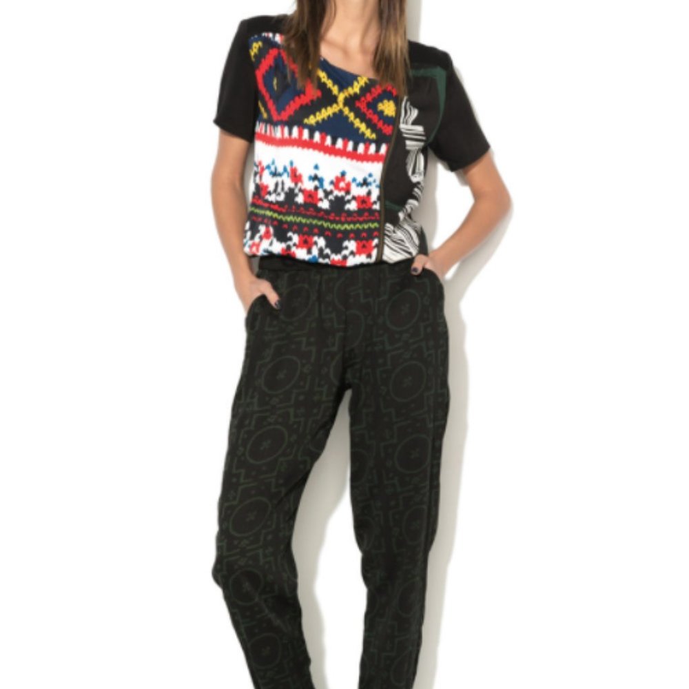 Desigual Jumpsuit Marie Black Size 28